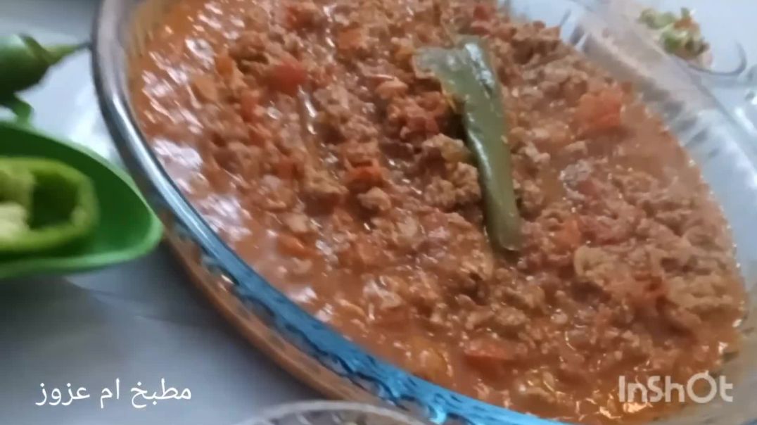 ⁣كان لازمها بالاجواء الحلوه هاي أطيب قلاية بندوره🍅