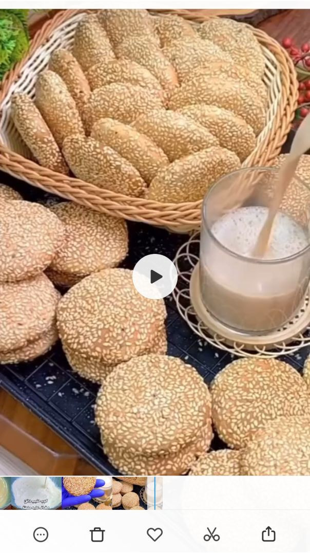 طريقة عمل اقراص بالسمسم