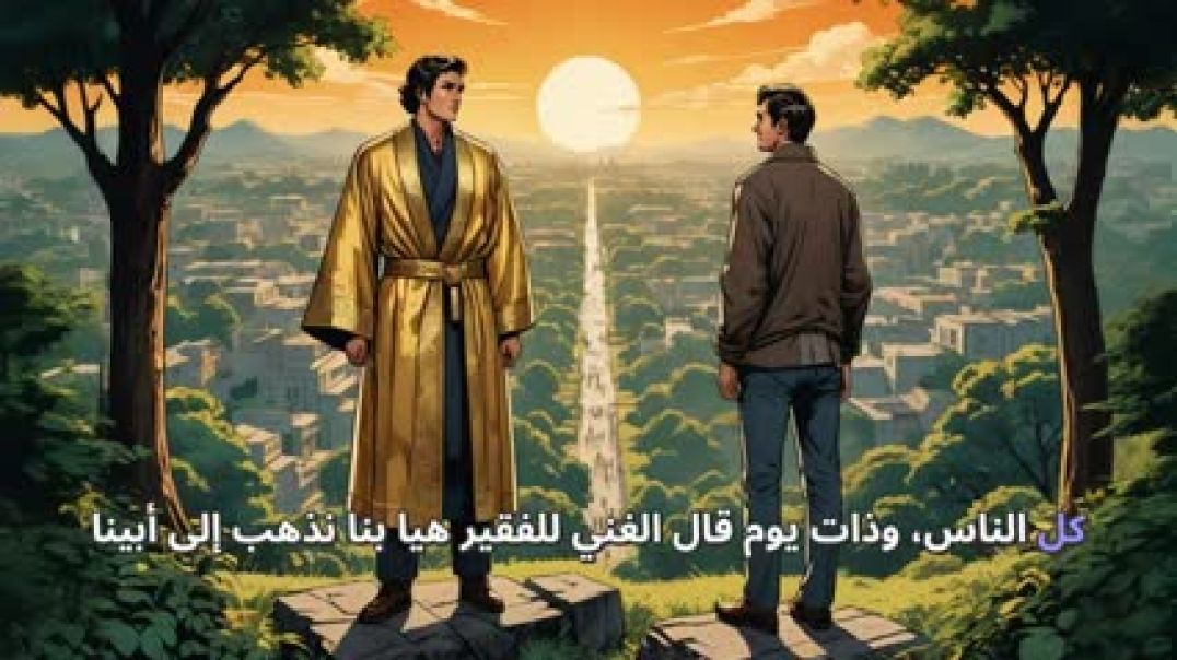 قصة الغني و الفقير حكايات