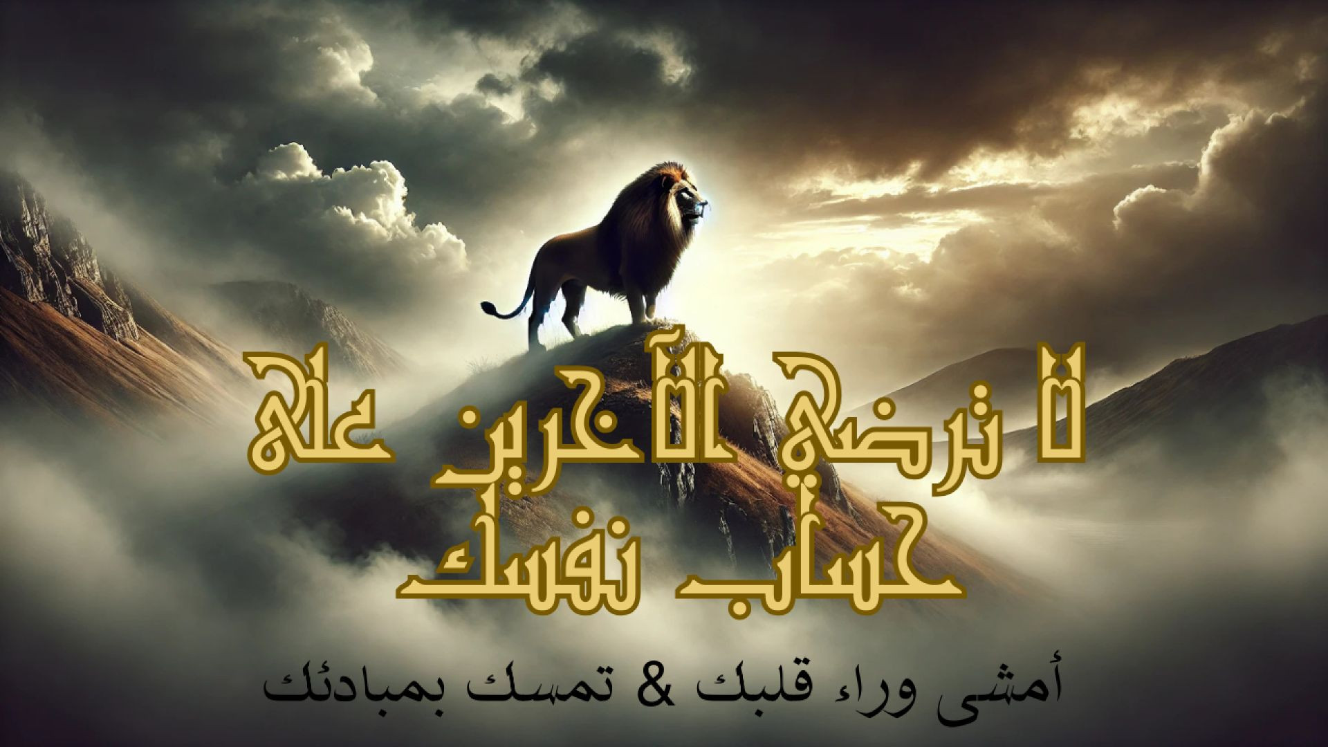 ⁣اتبع قلبك وتمسك بمبادئك: لا ترضي الآخرين على حساب نفسك