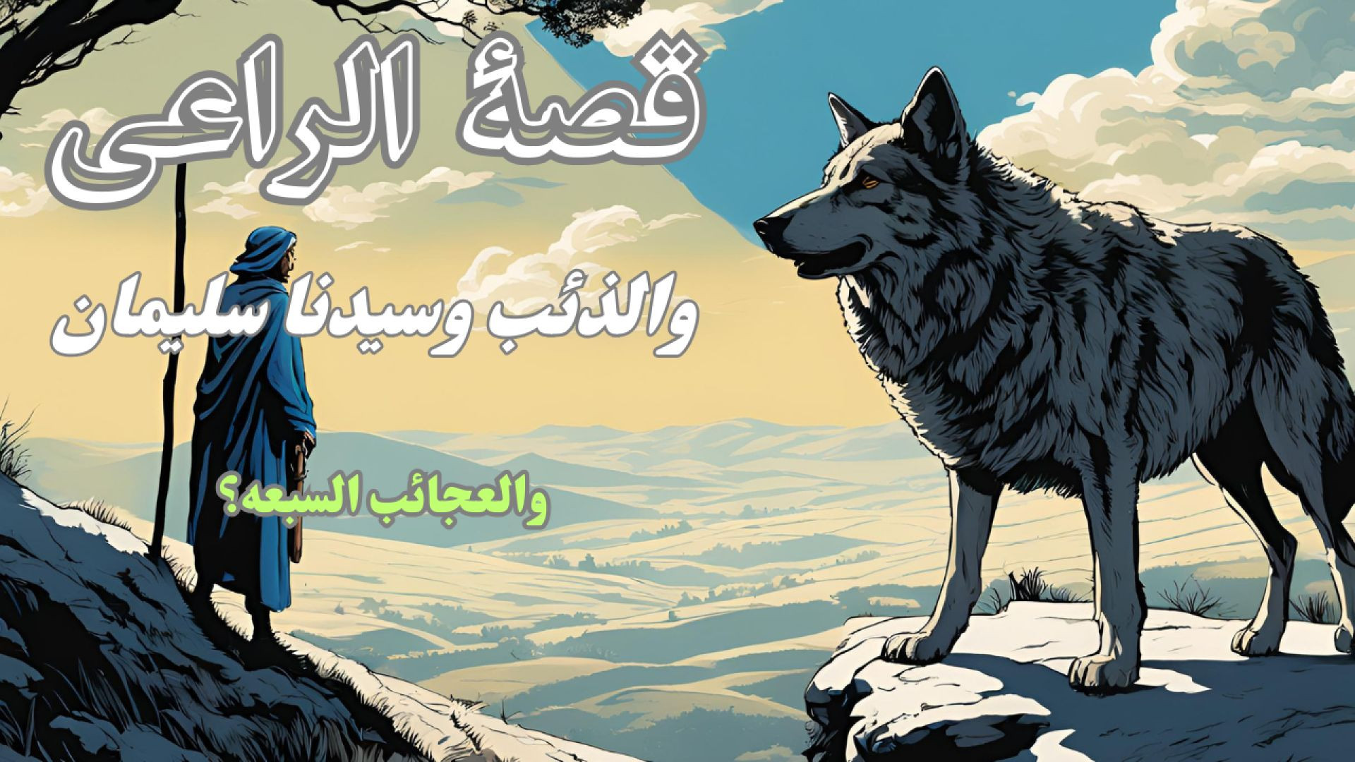 ⁣قصة الراعي والذئب وسيدنا سليمان | الثقة والعجائب في طريق الإيمان