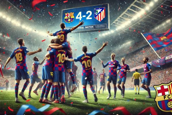 ريمونتادا تاريخية.. برشلونة يقلب الطاولة على أتلتيكو مدريد برباعية ساحرة*