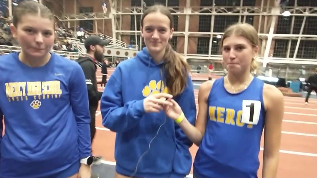 ⁣40th Yale HS Classic Mercy Girls DMR Championship Runner-up