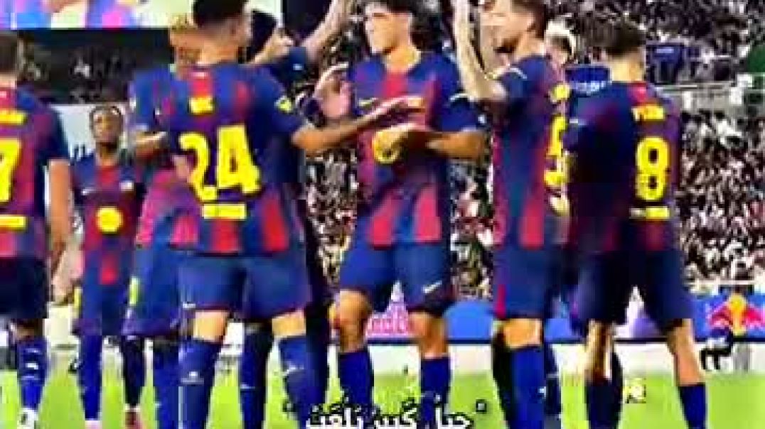 ⁣_ ما احلاها _برشلونة _ _عصام_الشوالي 😍 _barcelona _shorts _football(360P)